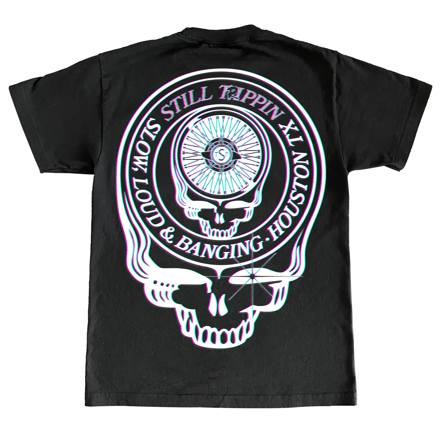 STILL TRIPPIN Black Tee